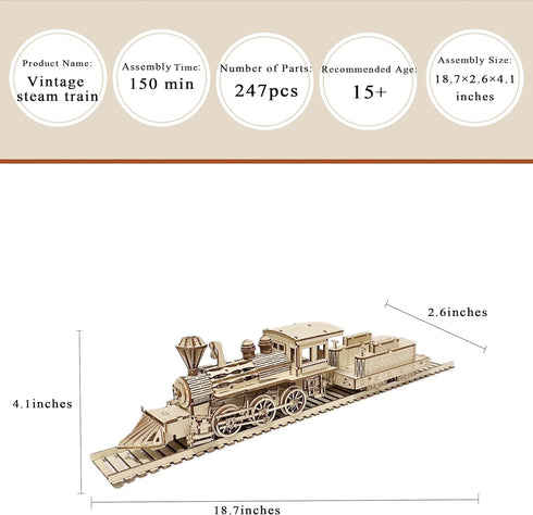 MPIUET 3D Sailboat 3D Wooden Puzzle for Adults, Sailship Model Kits to Build, Jigsaw Brain Teaser Puzzles, No Glue