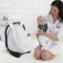 Baby Car Seat Cover, Soft Breathable Privacy Canopy, Comfortable Sun Shade Protect for Newborn Infant Boys Girls