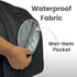 Backpack JOHAR Diaper - Spacious, Waterproof with Changing Pad, Insulated Pockets, Anti-Theft Pocket - Black