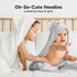 KeaBabies Hooded Baby Towel for Newborn - Large Baby Bath Towels with Hood for Boys, Girls, Toddler, Extra Absorbent
