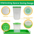 Sprout Cups 6 Pack 4oz Baby Food Storage Containers with Write What You Want Lids, - Reusable, Stackable, Leakproof