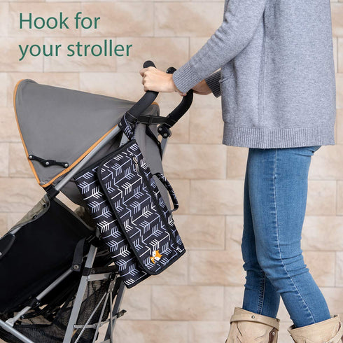 Portable Changing Pad, Waterproof Travel Baby Diaper Changing Mat, Foldable with Wipes Pocket, Gifts