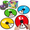 Coogam Interactive Alphabet Spinning Card for Toddler, ABC Letters Numbers Learning Game, Montessori Toy Gift
