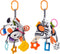 TUMAMA High Contrast Baby Toys, Black and White Infant Toys 0-3 Months, Soft Sensory Rattles with Teether