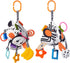 TUMAMA High Contrast Baby Toys, Black and White Infant Toys 0-3 Months, Soft Sensory Rattles with Teether
