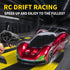 KAIMIO 1:20 4WD 2.4GHz Scale Remote Control Drift Car Racing Sport Toy RC Car with LED Lights, Racing and Drift Wheels