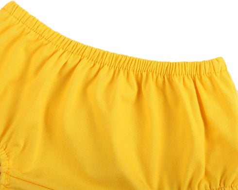 IBTOM CASTLE Baby Girls' Boys Unisex Soft Cotton Ruffle Basic Diaper Cover Bloomers for Toddler Shorts Briefs Panty