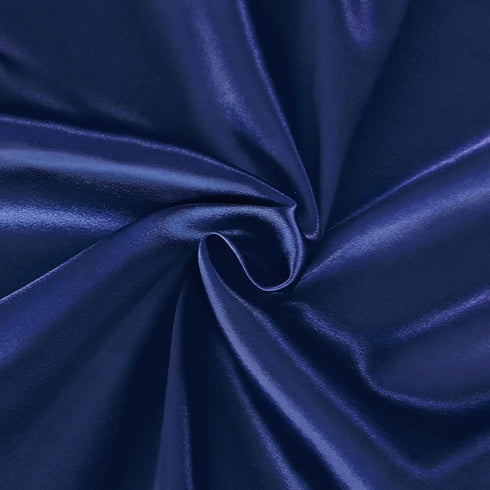 Soft & Silky Satin Pack and Play Playard Sheet for Boys and Girls, Mini Crib Mattress Cover (39"x27"x5"), Navy