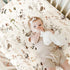 Ultra Soft Jersey Knit Fitted Crib Sheets Set, 2 Pack, Stretchy Crib Mattress Sheets with Deep Pocket