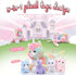 24'' Mommy 4 5Pcs MorisMos Cat Unicorn Stuffed Animal with Baby Kittens, Cat and Baby Kitty Stuffed Animals, Large