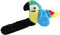 Wild Republic Perching Parrot, Blue and Yellow Macaw, Snap Bracelet, Records and Replays, 9 Inches, Gift for Kids, Plush Toy, Fill is Spun Recycled Water Bottles