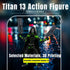 T13 2Pcs Dummy 13, T13 3D SENROELECTRONAGE Action Figure Assembly Completed, New Lucky Action Figure, Printed