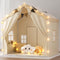 EagleStone 2-in-1 Kids Tent,Large Play Tent with Padded Mat and Lights,Kids Playhouse