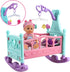 deAO Baby Doll Set with 20 Pieces Accessories, Crib Bed, High Chair, and Stroller Play Set