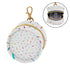 FJDENG Round Pacifier Case, Portable Pacifier Case with Zipper and Hook Buckle, Compact Pacifier Storage Container