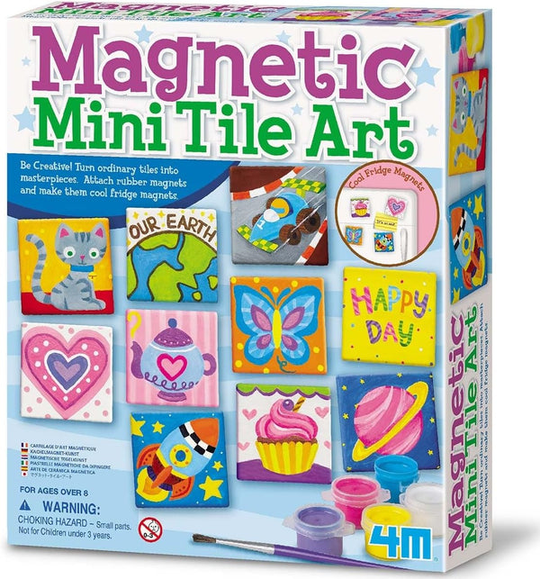4M Magnetic Mini Tile Art DIY Kit for Boys & Girls Ages 8+