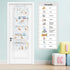 Closet 5-Tier Clastyle Animals Over the Door Organizer Star Nursery Hanging Storage Organizer for Kids Clothes Diaper