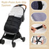 (105x46cm) KAKIBLIN Stroller Footmuff, Baby Footmuff for Stroller, Universal Bunting Bag for Babies Compatible