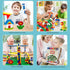 Classic Bulk Building Bricks - 1.1cm Higher Compatible with Lego Baseplate, Kids Creative Set in Random Color