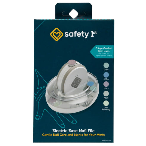 Safety 1st Electric Ease Nail File, Gentle and Easy to use, with
