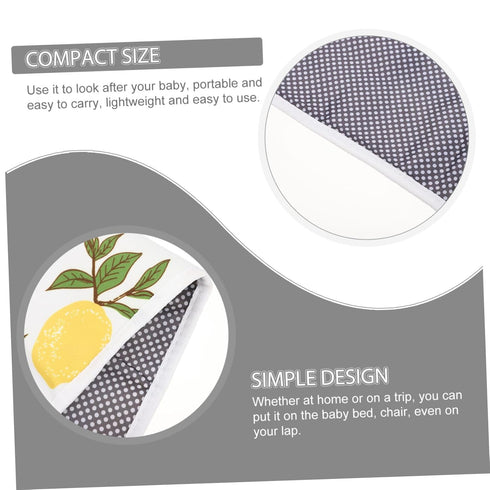 Portable Changing Pad Lightweight Diaper Mat for Travel Soft Comfortable Cushion Safe for Cradle Stroller Sofa Mattress