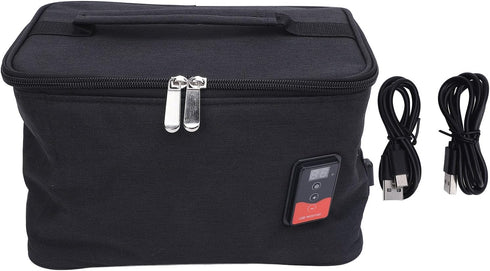 LUCKDANO USB Food Warmer USB Food Warmer Bag - Multifunctional Car Baby Bottle Bag with Adjustable Temperature