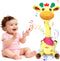 Hunfur Talking Dancing Giraffe Baby Toys for 3-18 Months, Singing Recording Repeats