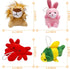56 Pack Set Mini Plush Animals Toys Bulk, Small Stuffed Animals Including Sea Creatures, Keychain for Claw Machine