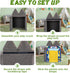 ComfyKit 4 Pcs Play Panel for Kids Couch Foam Sofa,Children Home Play Modular Couches Panel for Toddler(Play Couch not