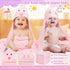 Sublaga 8 Set, Set, 2 32x32 6 Pcs Baby Towel Soft Baby Bath Towels and Washcloths Pcs in Cute Baby Towel with Hood