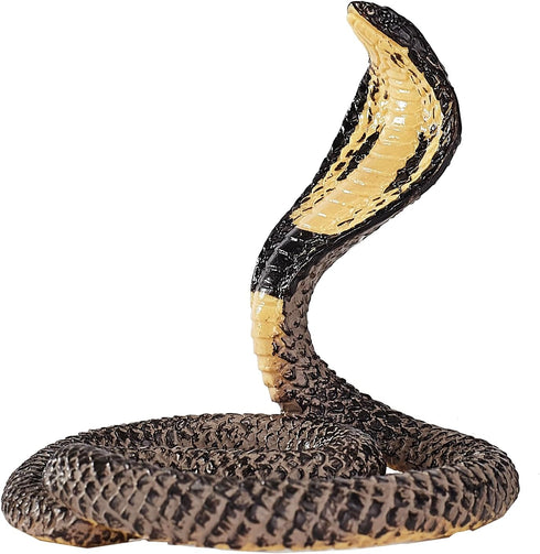 MOJO King Cobra Realistic Hand Painted Toy Figurine, International Wildlife
