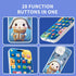 lebowen 12 Cell Phone ToyMultifunctional, Music, Lullaby, Lights, Early Learning & Teaching, USB Charging, Gifts