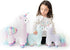 GUND Cotton Candy Llamacorn Plush Toy, Unicorn Stuffed Animal for Ages 1 and Up, Blue/Rainbow, 11”