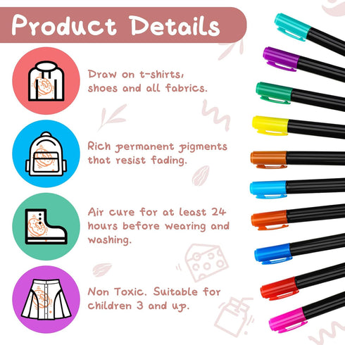 Chuarry 43 8 8 2 10 16 Pcs DIY Bibs Decorating Kit Bodysuits Pcs Ply White Bibs Fabric Markers Stencils Baby Shower