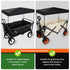 VOONKE 17.3 27.2 inches Wagon Canopy Cover Garden Push Awning Portable Outdoor Stroller Accessories Awning for Garden