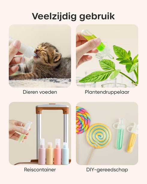 7ml/12pcs, Nuliie Colostrum Collector Kit Leakproof, Reusable Breast Milk Collector, Heat & Freezer Resistant