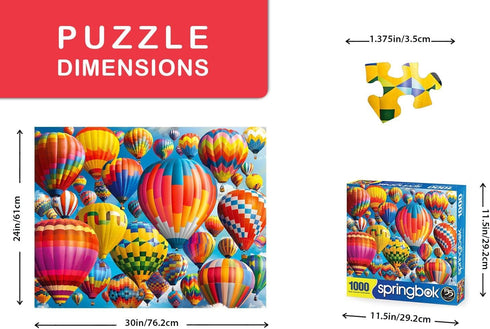 Springbok 1000 Piece Jigsaw Puzzle Balloon Fest - Made in USA