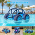 360 2.4Ghz 4WD 3-12 Amphibious Remote Control Car, Rechargeable RC Cars & Remote Rotating Flips All Terrain Stunt Car