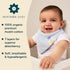 100% 6-Layers 0-3, Pack 8 Bandana Bibs - Organic Premium Muslin Cotton, Absorbent, Soft, Adjustable Snap Buttons