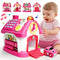 Montessori 8-in-1 Bilingual Musical Activity House | EN/ES Learning Toy with Volume