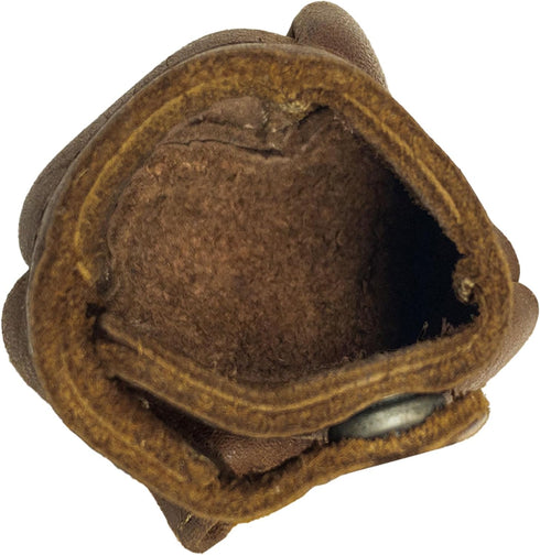 Hide & Drink Stylish Door Knob & Car Gear Cover - Safety Multi-Purpose Full Grain Leather, Bourbon Brown