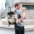 SUABO Backpack Baby Diaper Bag Love Rose Large Bag Waterproof Travel Diaper Bags for Moms and Dads
