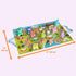 Set Counting ORBRIUM Wooden Train Magnetic Dinosaur Trains Montessori STEM Toys Number Shapes Colors Dice Game Mat Bag