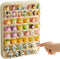 WMM Clear Display Case for Minifigure Figures, Wall-Mounted Figures Display Box, Multi Story