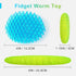 Yisryerow 2-Pack Fidget Worm Toy - Sensory Toys for Adults & Kids with Autism ADHD, Mesh Fidgets for Teens, Flexible