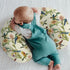 Hummingbirds Vintage Tropical Floral Baby Nursing Pillow Covers for Boy Girl Spring Birds Nursing Slipcovers