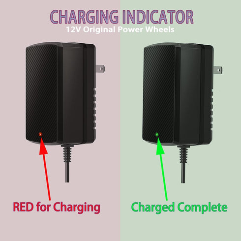 12V Charger for Kids Ride On Car Toys, Universal Battery Charger for Wrangler SUV Kid Trax Dynacraft Electric Cars