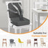 SMZCTYL Toddler Booster Seat for Kitchen Chair & Dining Table Waterproof PU Foam Cushion with Backrest & Safety Straps