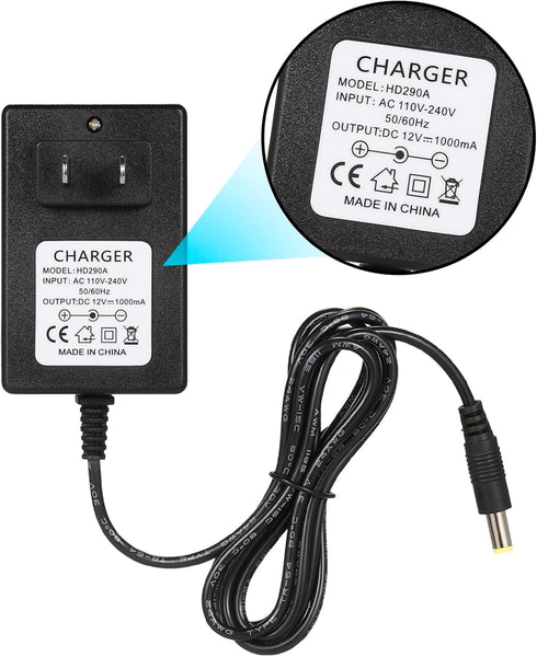 TUAGUI 12V 12 Adapter,12v Charger for Kids Ride On Car, Volt Battery Charger for Ride on Toys SUV Car a Variety