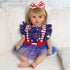 2 17-22 Inch BABESIDE Pcs Reborn Baby Doll Clothes for Babydolls, Reborn Doll Dress Accessories with Headband